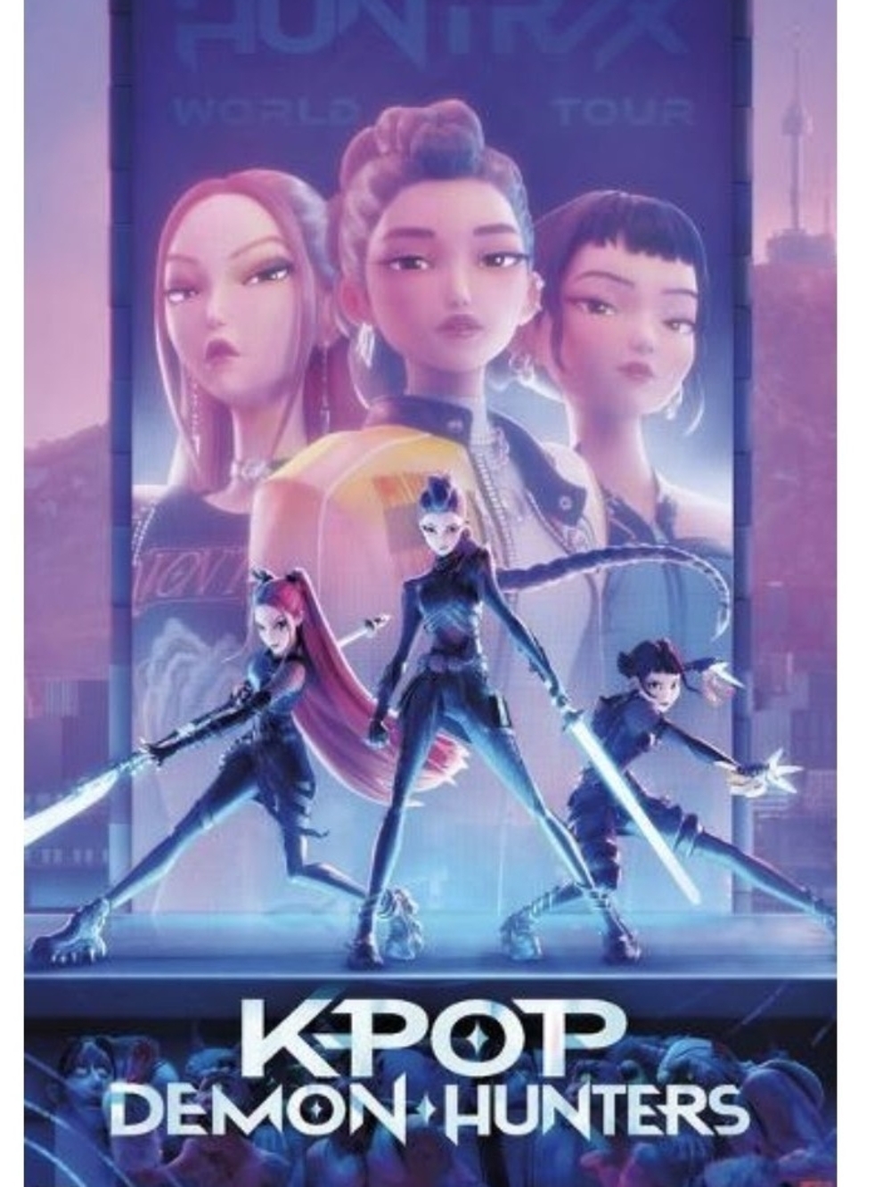 Netflix KPop Demon Hunters (2025) One Sheet  / 22" x 34" Poster